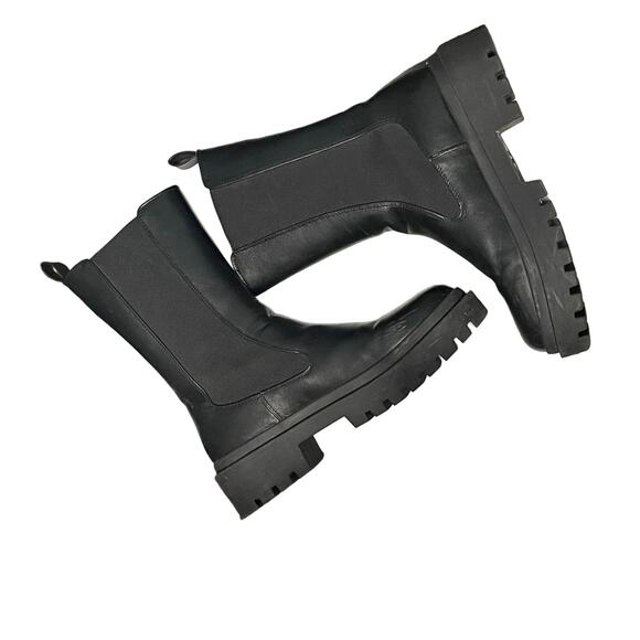 PRIMARK Moto Style‎ Women's Black Boots - Mid-Calf Size 7 Bold Fashion Statement - Picture 7 of 13